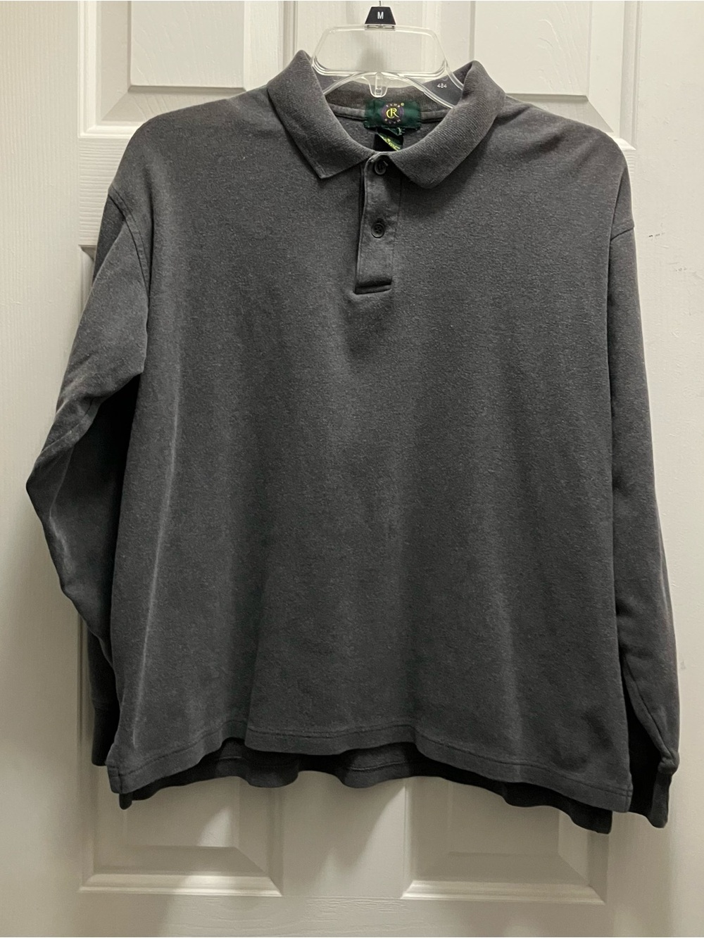 vintage Club Room 100% cotton Men’s Gray Long Sleeve Size Small